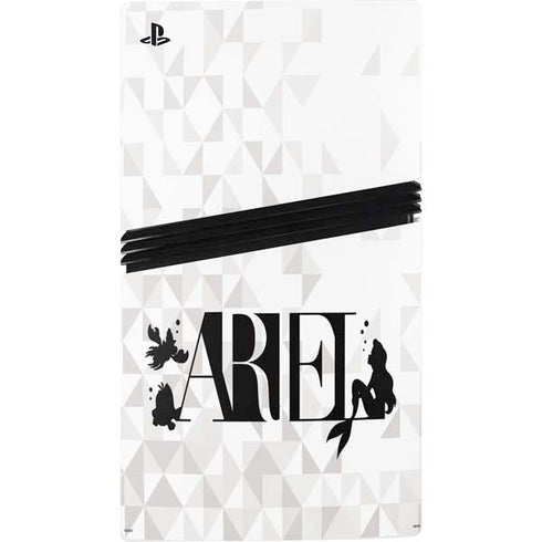 Disney Princess Ariel Chromatic PS5 Pro Console Skin